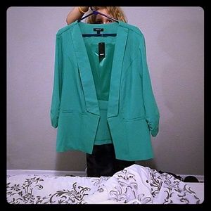 Green Torrid blazer